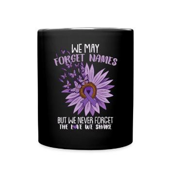 Nous pouvons oublier des noms - Mug uni - noir - Devant
