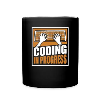 Codage en cours Ingénieur logiciel Développeur - Mug uni - noir - Devant