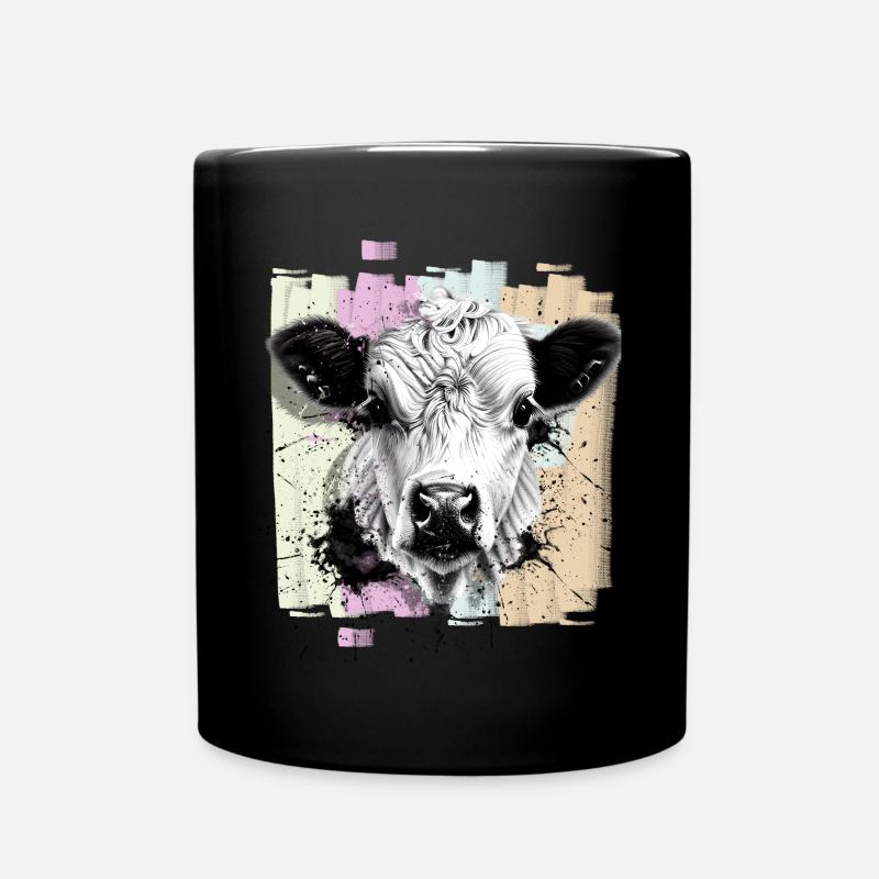 Vache - Mug uni - noir