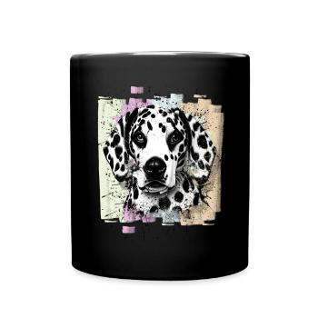 Dalmate - Mug uni - noir - Devant
