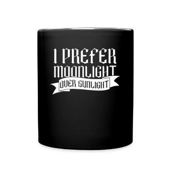 Clair de lune avant la lumière du soleil - Moontan Gothic Goth - Mug uni - noir - Devant
