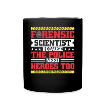 Forensic Scientist Forensic Forensic Science - Full Colour Mug - black - Front