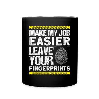 Forensic Scientist Forensic Forensic Science - Full Colour Mug - black - Front