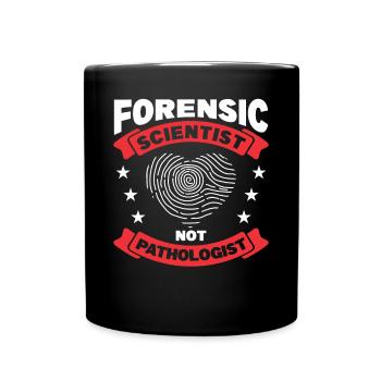 Forensic Scientist Forensic Forensic Science - Full Colour Mug - black - Front