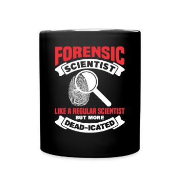 Forensic Scientist Forensic Forensic Science - Full Colour Mug - black - Front