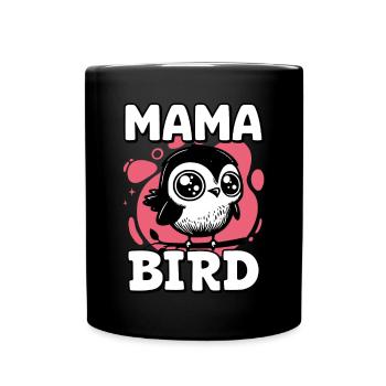 Mignon Mama Bird - Mug uni - noir - Devant