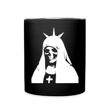 Élégance surnaturelle dans Horror Nun, Satanic et - Mug uni - noir - Devant