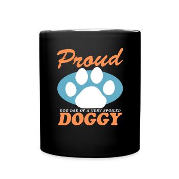Dog Daddy Master Dog Owner Dog Gift - Full Colour Mug - black - Front