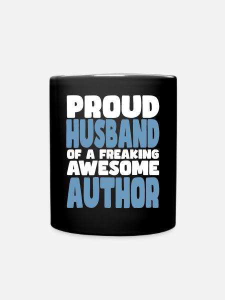 Fière épouse d’un sacré bon auteur - Mug uni - noir