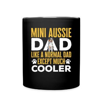 Miniature Australian Shepherd - Full Colour Mug - black - Front