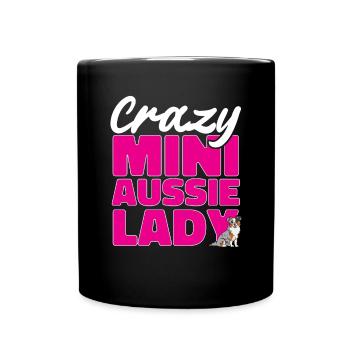 Miniature Australian Shepherd - Full Colour Mug - black - Front