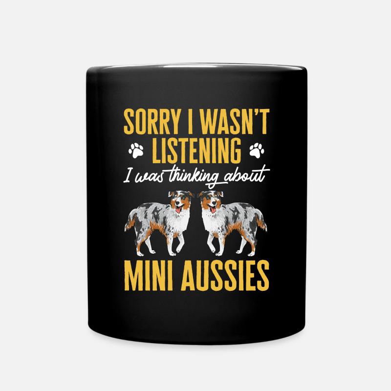 Berger australien miniature - Mug uni - noir
