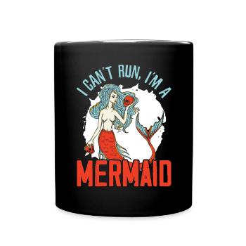 Meerjungfrau Squad Mythos Folklore Unterwasser Aquatisch - Tasse einfarbig - Schwarz - Vorne