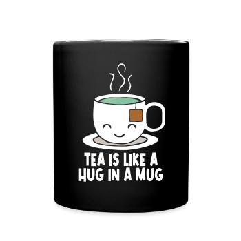 Kawaii Tea - Full Colour Mug - black - Front
