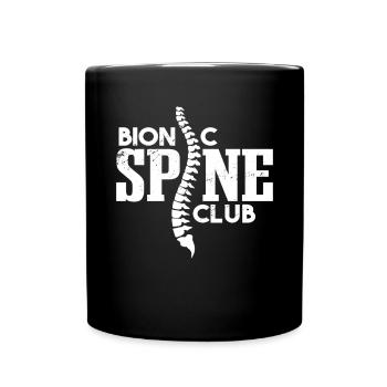 Binoic Spine Club - Tasse einfarbig - Schwarz - Vorne