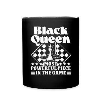 La pièce la plus importante dans la conception du jeu d’échecs - Mug uni - noir - Devant