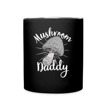 Mushroom picker mushroom mushroom hunter mushroom lover mushroom farm - Full Colour Mug - black - Front
