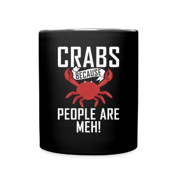 Cadeaux Crab Lover - Mug uni - noir - Devant