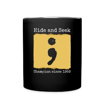 Hide And Seek Champion Since 1958 Developer - Tasse einfarbig - Schwarz - Vorne