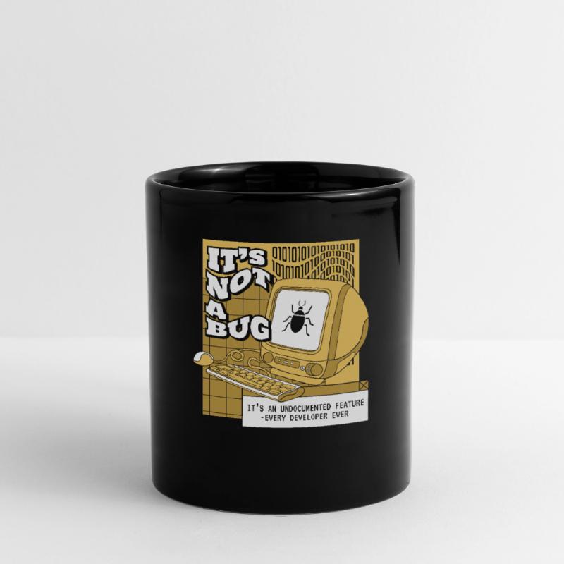 It's Not A Bug Undocumented Feature Developer Full Colour Mug
