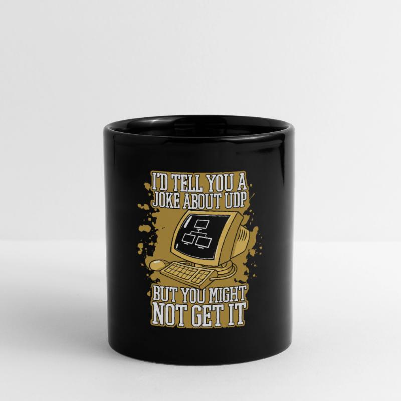Je vous raconterais une blague sur UDP Developer Coder Mug uni