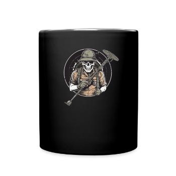 Detectorists Sondler Sondeln Retro-Vintage - Full Colour Mug - black - Front