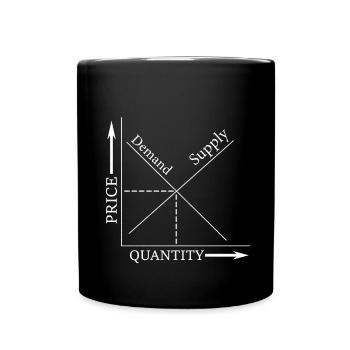 Économie des investisseurs capitalistes conservateurs - Mug uni - noir - Devant