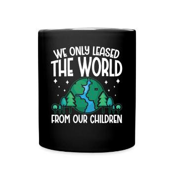 L’activisme environnemental a loué le monde aux enfants de la Terre - Mug uni - noir - Devant