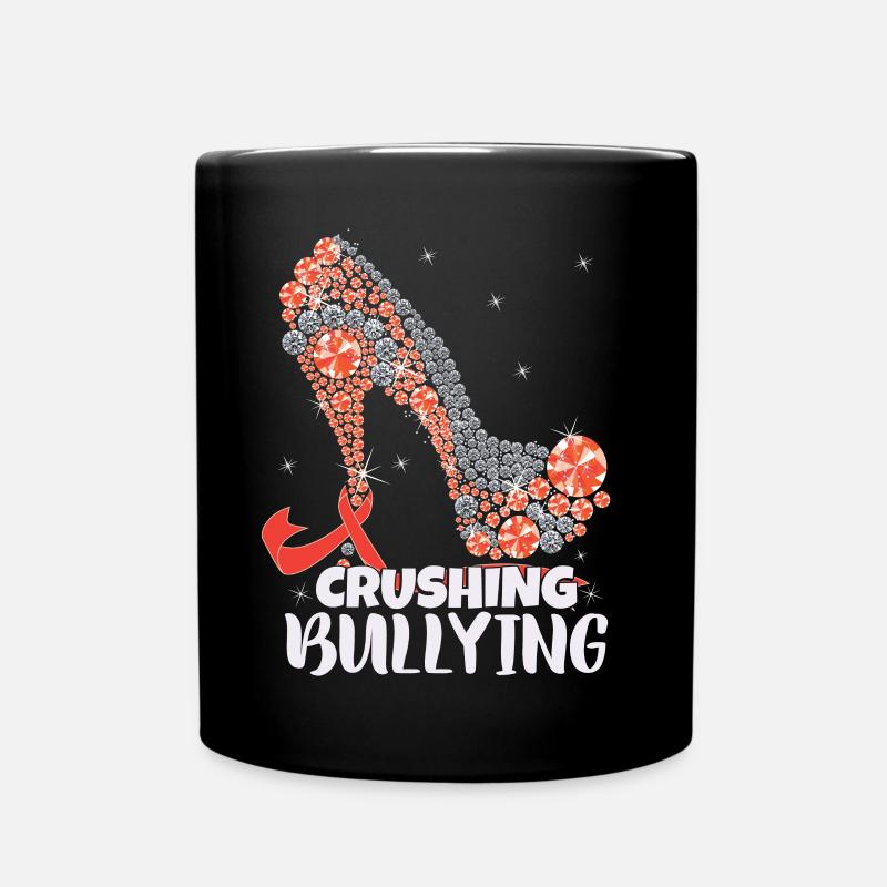 Anti-Mobbing-Tag der Einheit von Frauen - Tasse einfarbig - Schwarz