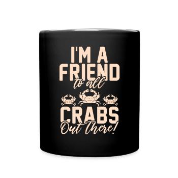 Cadeaux Crab Lover - Mug uni - noir - Devant