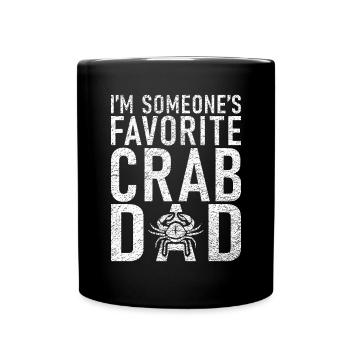 Krabbenliebhaber Geschenke - Tasse einfarbig - Schwarz - Vorne