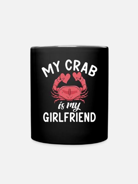 Krabbenliebhaber Geschenke - Tasse einfarbig - Schwarz