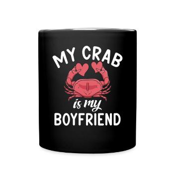Cadeaux Crab Lover - Mug uni - noir - Devant