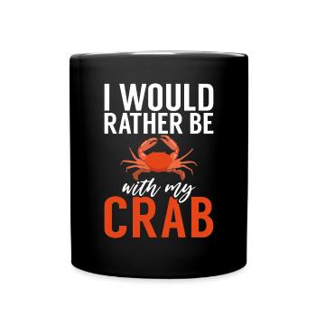 Cadeaux Crab Lover - Mug uni - noir - Devant