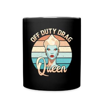 LGBTQ Außerdienstliche Drag Queen Pride - Tasse einfarbig - Schwarz - Vorne