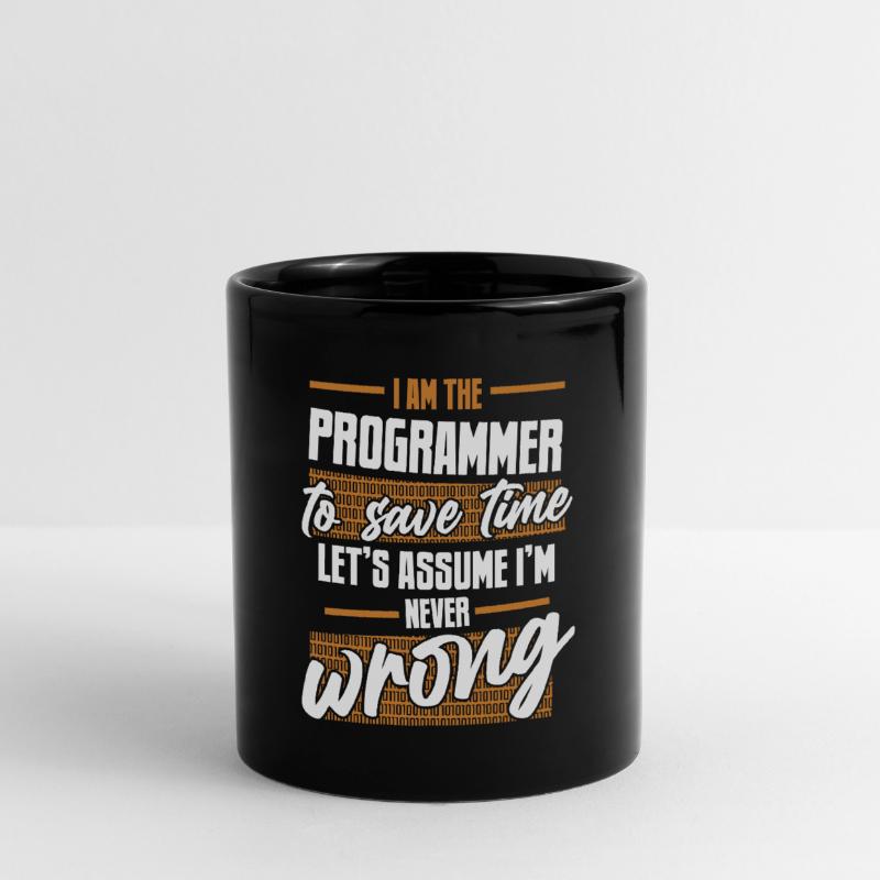 Programmeur Supposons que je ne me trompe jamais de codeur Mug uni