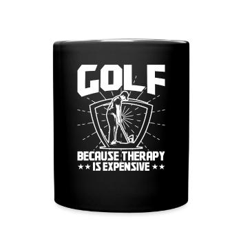 Design de golf parfait - Mug uni - noir - Devant