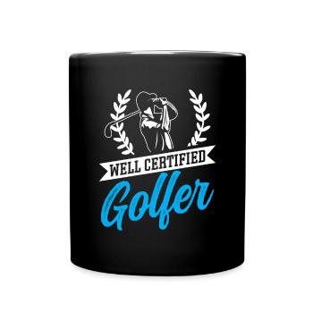 Design de golf parfait - Mug uni - noir - Devant