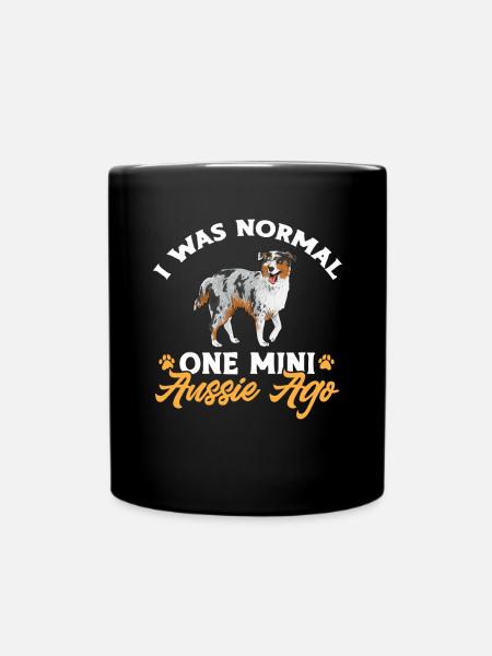 Miniature Australian Shepherd - Full Colour Mug - black