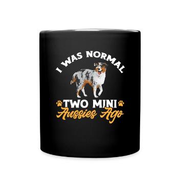Miniature Australian Shepherd - Full Colour Mug - black - Front