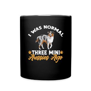 Miniature Australian Shepherd - Full Colour Mug - black - Front