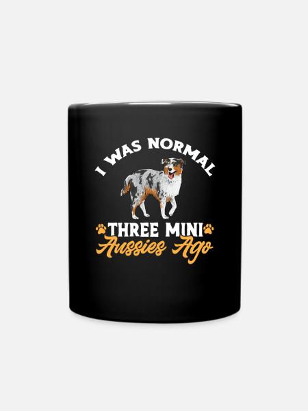 Miniature Australian Shepherd - Tasse einfarbig - Schwarz