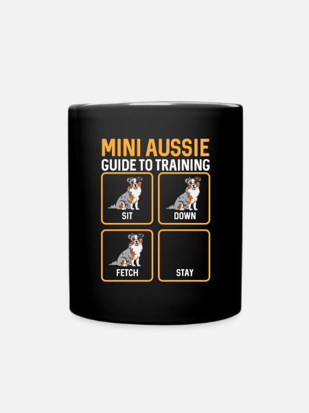 Berger australien miniature - Mug uni - noir