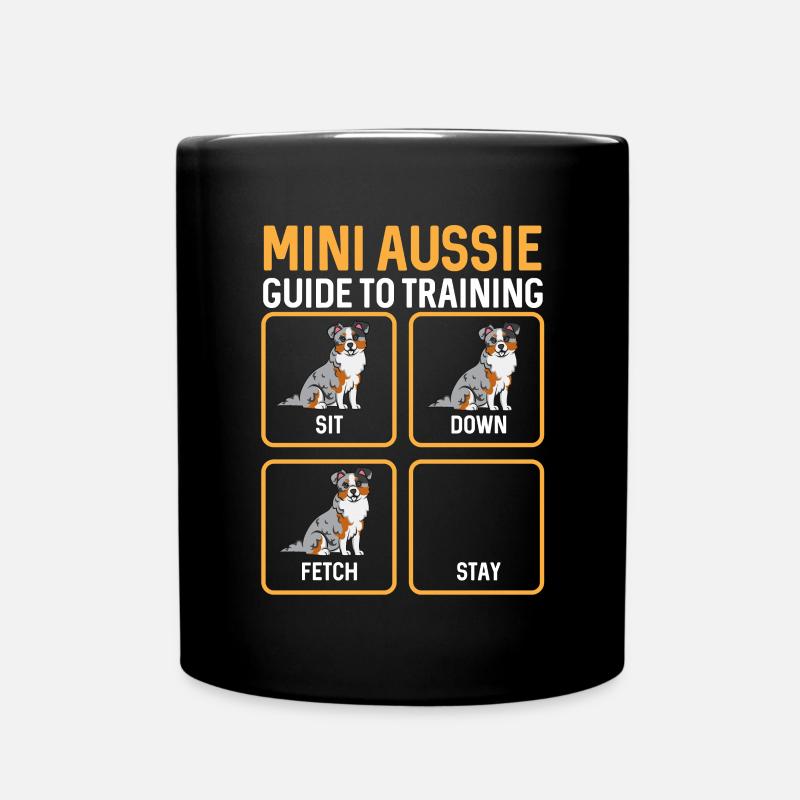 Berger australien miniature - Mug uni - noir