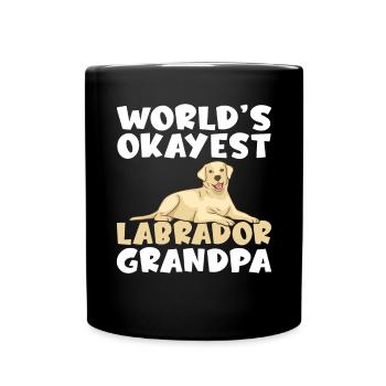 Labrador Liebhaber Geschenke - Tasse einfarbig - Schwarz - Vorne
