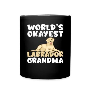 Labrador Liebhaber Geschenke - Tasse einfarbig - Schwarz - Vorne
