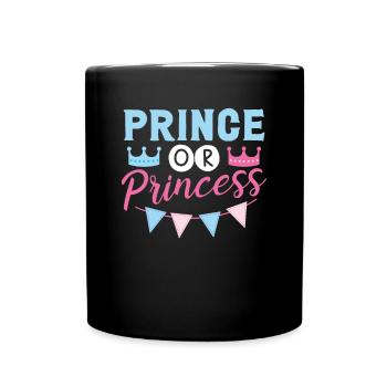 Prince or Princess - Full Colour Mug - black - Front