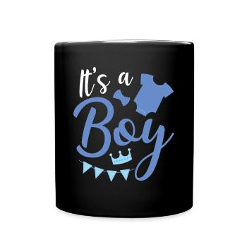 It's a boy - Full Colour Mug - black - Front