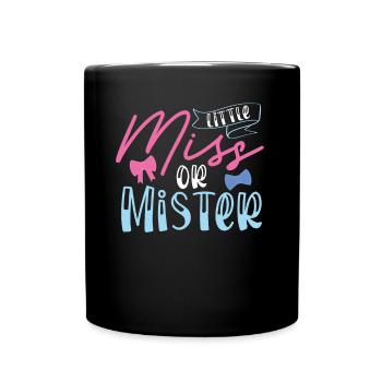 Little Miss or Mister - Full Colour Mug - black - Front