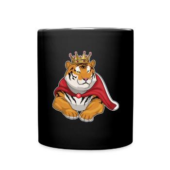 Couronne de Tigre - Mug uni - noir - Devant